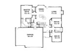 Traditional House Plan - 80527 - 1st Floor Plan
