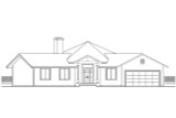 Secondary Image - Contemporary House Plan - Pendleton 80531 - Front Exterior