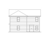 Traditional House Plan - 80542 - Rear Exterior