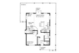 Cottage House Plan - 80651 - 1st Floor Plan