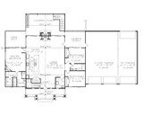 Traditional House Plan - Diamond Creek 80618 - 1st Floor Plan