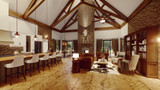 Secondary Image - Traditional House Plan - Diamond Creek 80618 - Great Room