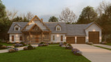 Traditional House Plan - Diamond Creek 80618 - Front Exterior