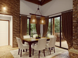 Traditional House Plan - Diamond Creek 80618 - Dining Room