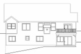 Cottage House Plan - Glendora 80655 - Rear Exterior