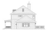 Colonial House Plan - Durham 80774 - Right Exterior