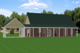 Secondary Image - Southern House Plan - 80864 - Rear Exterior