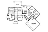 Craftsman House Plan - 80870 - 1st Floor Plan