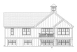 Craftsman House Plan - Stations Edge 80917 - Rear Exterior