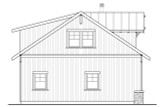 Country House Plan - 81017 - Left Exterior