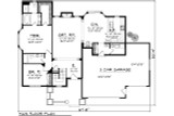 Craftsman House Plan - 81023 - 1st Floor Plan