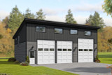 Contemporary House Plan - Medicine Hat 81218 - Front Exterior