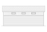 Contemporary House Plan - Medicine Hat 81218 - Rear Exterior