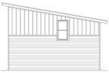 Contemporary House Plan - Medicine Hat 81218 - Right Exterior