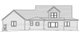 Craftsman House Plan - Whitten Hall 81253 - Rear Exterior