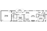 Contemporary House Plan - Eastlake 81632 - 1st Floor Plan