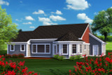 Secondary Image - Craftsman House Plan - 81737 - Rear Exterior