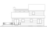 Modern House Plan - The Whitespire 81752 - Rear Exterior