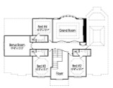European House Plan - 81977 - 2nd Floor Plan