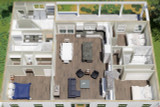 Cottage House Plan - 82047 - 1st Floor Plan