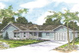 Ranch House Plan - Corinth 82067 - Front Exterior