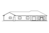 Secondary Image - Ranch House Plan - Corinth 82067 - Rear Exterior
