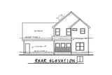 Craftsman House Plan - Fosse 82107 - Rear Exterior