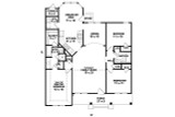 Country House Plan - 82144 - 1st Floor Plan
