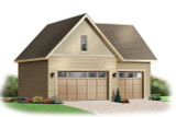 Craftsman House Plan - The Housemate 82163 - Front Exterior
