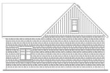 Craftsman House Plan - The Housemate 82163 - Rear Exterior