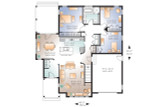 Ranch House Plan - Maitland 2 82310 - 1st Floor Plan