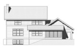 Craftsman House Plan - Elmwood 82503 - Rear Exterior