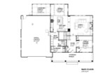 Craftsman House Plan - Elmwood 82503 - 1st Floor Plan