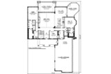 Craftsman House Plan - 82516 - 1st Floor Plan