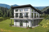 Modern House Plan - Asheville Mountain 82542 - Front Exterior