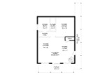 Secondary Image - Modern House Plan - Asheville Mountain 82542 - Basement Floor Plan