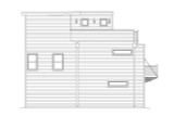 Contemporary House Plan - Cannon 82788 - Left Exterior