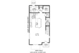 Contemporary House Plan - Cannon 82788 - 1st Floor Plan