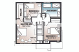 Secondary Image - Modern House Plan - Lavoisier 82859 - 2nd Floor Plan