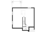 Modern House Plan - Lavoisier 82859 - Basement Floor Plan
