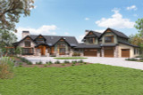 Lodge Style House Plan - Daniels Park 82960 - Front Exterior