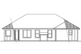 Secondary Image - Ranch House Plan - Tyndale 82996 - Rear Exterior