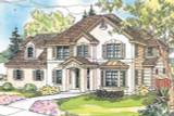 European House Plan - Gerabaldi 83065 - Front Exterior