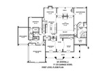 European House Plan - 83236 - 1st Floor Plan