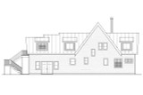 A-Frame House Plan - Boulder Creek 83270 - Rear Exterior