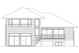 Contemporary House Plan - 83289 - Rear Exterior