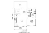 Craftsman House Plan - 83707 - 1st Floor Plan