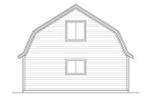 Country House Plan - 83817 - Rear Exterior