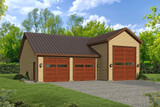 Traditional House Plan - 83859 - Front Exterior