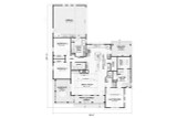 Country House Plan - 83883 - 1st Floor Plan